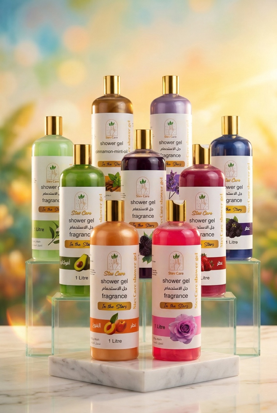 StevCare Shower Gel 1000ml – شاور جل ستيف كير