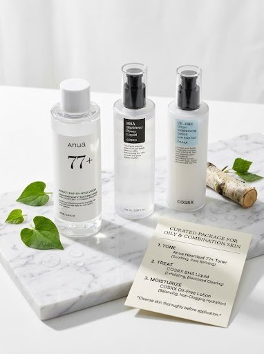 COSRX BHA Lotion Anua 77 Toner Bundle
