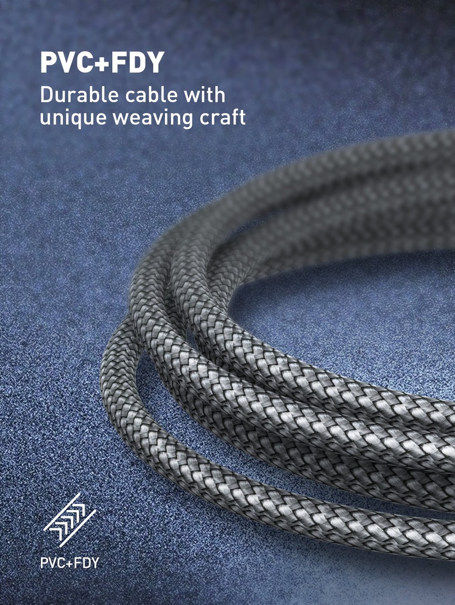 LDNIO LC111 USB-C to Lightning PD 30W Fast Charging Cable - Grey