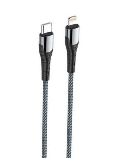 LDNIO LC111 USB-C to Lightning PD 30W Fast Charging Cable - Grey