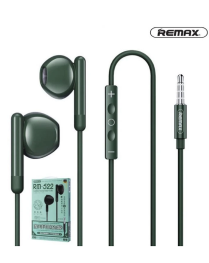 Remax RM-522 Wired Call & Music Earphones