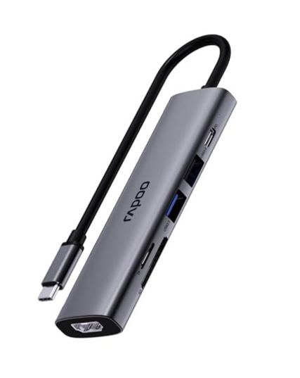 Rapoo XD61 6-in-1 USB-C Docking Station