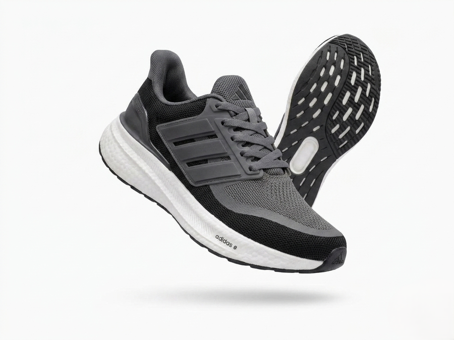 كوتش Adidas-Running-TR101– استيراد فيتنامي – رصاصي