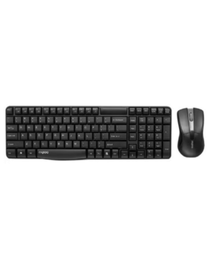 Rapoo X1800 Pro Wireless Keyboard and Mouse Combo - Black