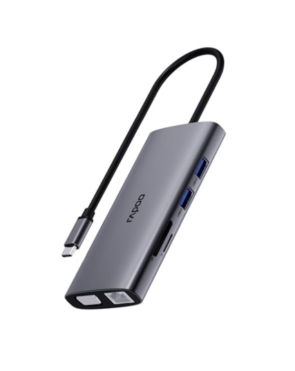 Rapoo XD101 10-in-1 USB-C Hub Docking Station