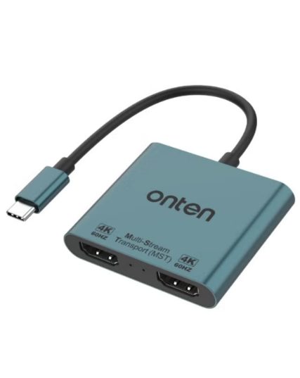 onten 9175B USB C to Dual HDMI adpater 4K@60HZ. USB Type c