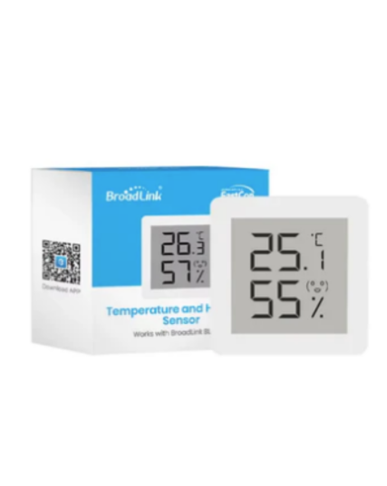 BroadLink SR4T Smart Temperature & Humidity Sensor - White