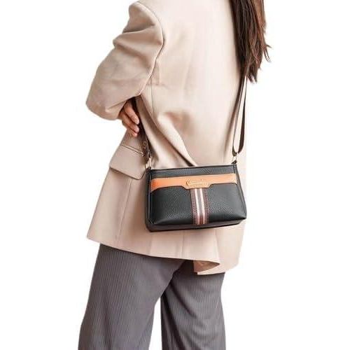 مشاركة هذا المنتج    Stylish and practical women's crossbody bag made of durable materials with a modern design, an adjustable shoulder strap, and multiple pockets, 
