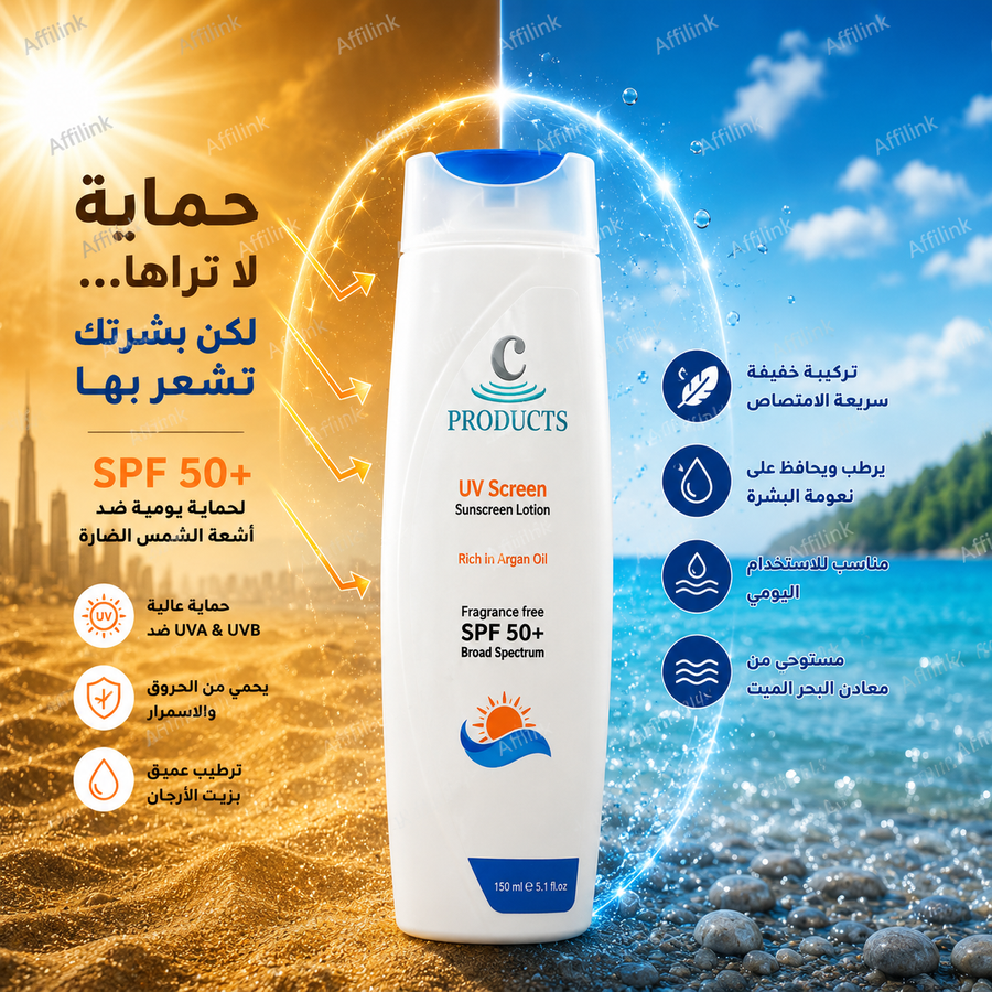 لوشن الحماية من الشمس SPF 50+ 