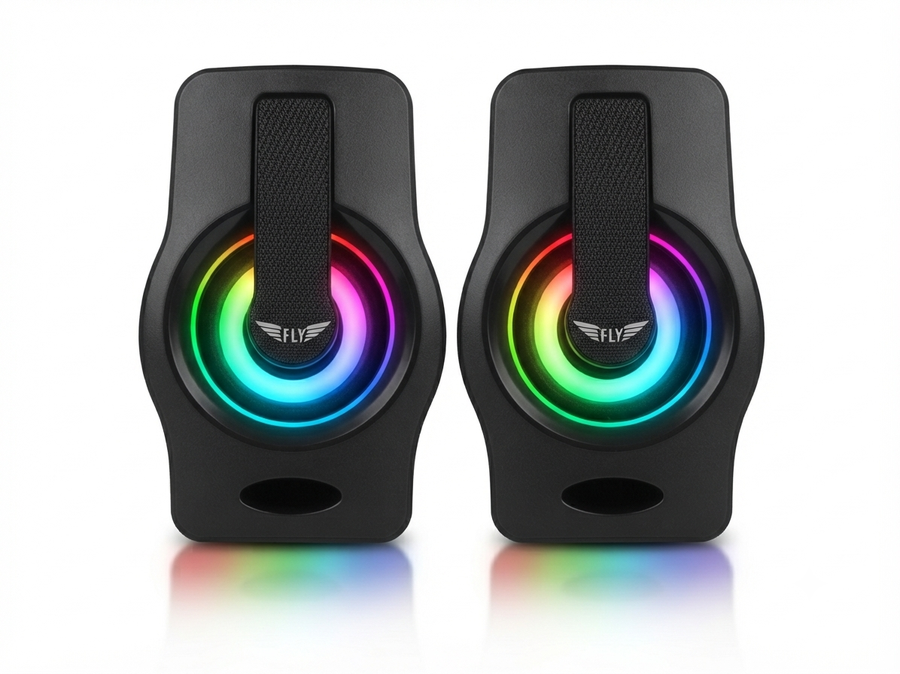 مكبر صوت X3 RGB بمدخل وسائط متعددة USB من فلاي 