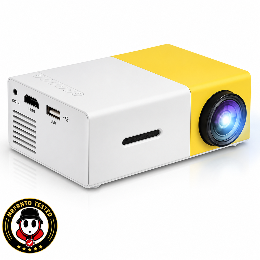 جهاز عرض Mini Projector YG300 يدعم تشغيل فيديو 1080P عبر HDMI وUSB