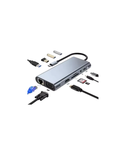 Maze MT-9598 Multiport Docking Station 11 in 1 USB-C Hub