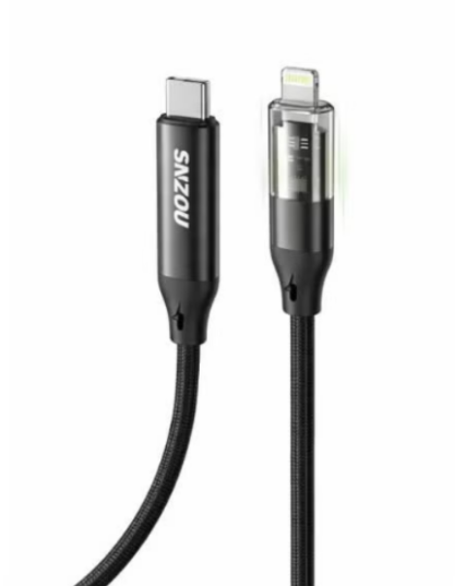 SNZOU SN-156 SpeedSync 27W USB-C to Lightning Fast Charging Cable 1M