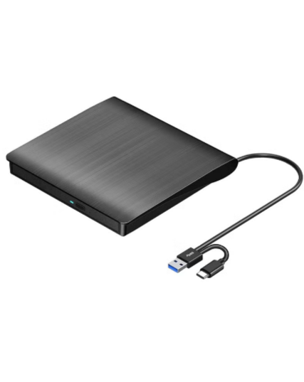 Point External CD/DVD Player USB 3.0 & USB-C Portable Drive