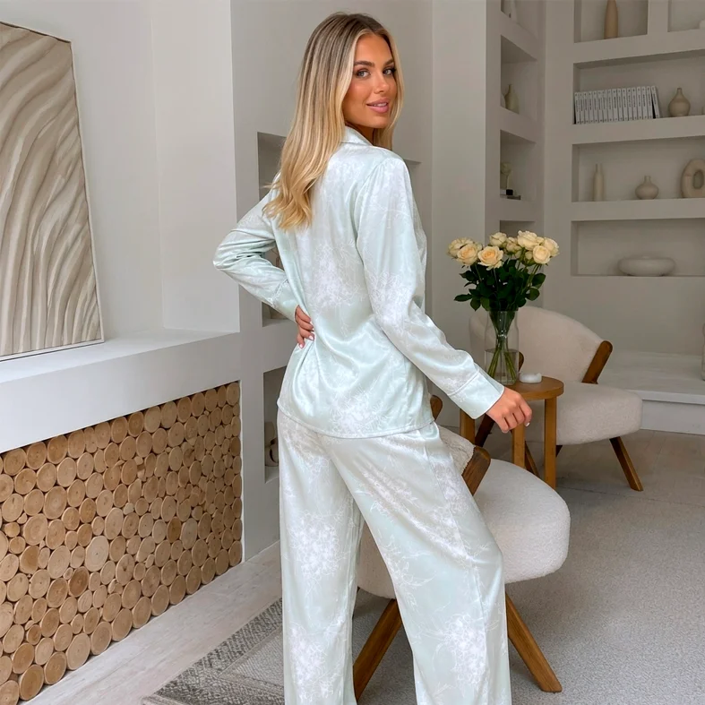 Women's satin pajamas