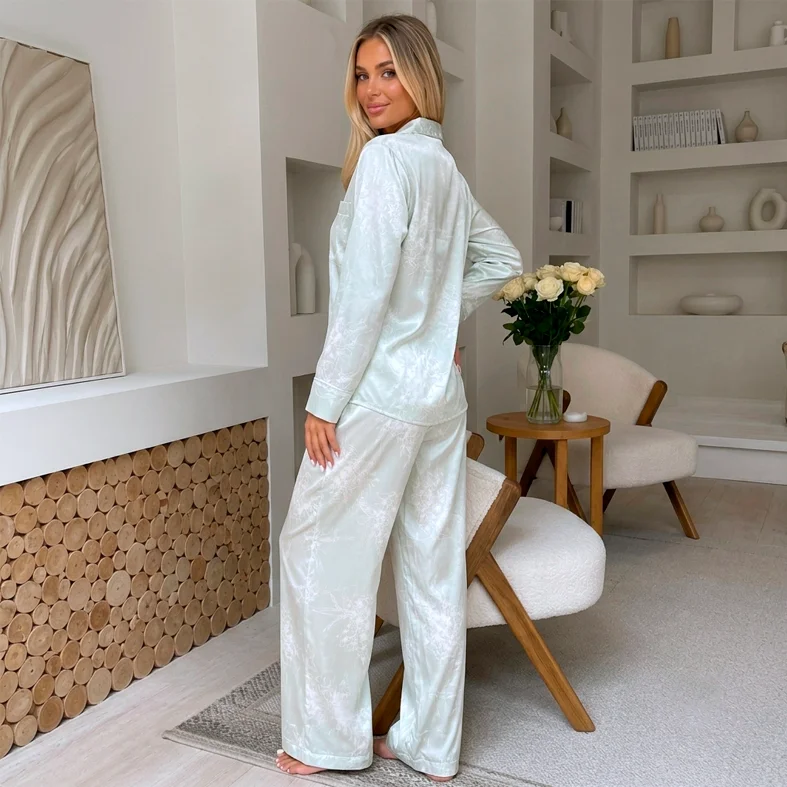 Women's satin pajamas
