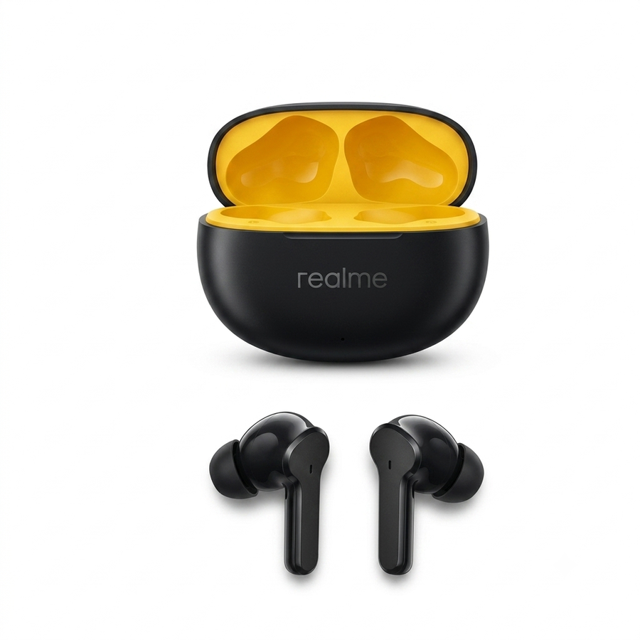 سماعه Realme Buds T110 TWS High Copy Wireless Earbuds Bluetooth 5.4