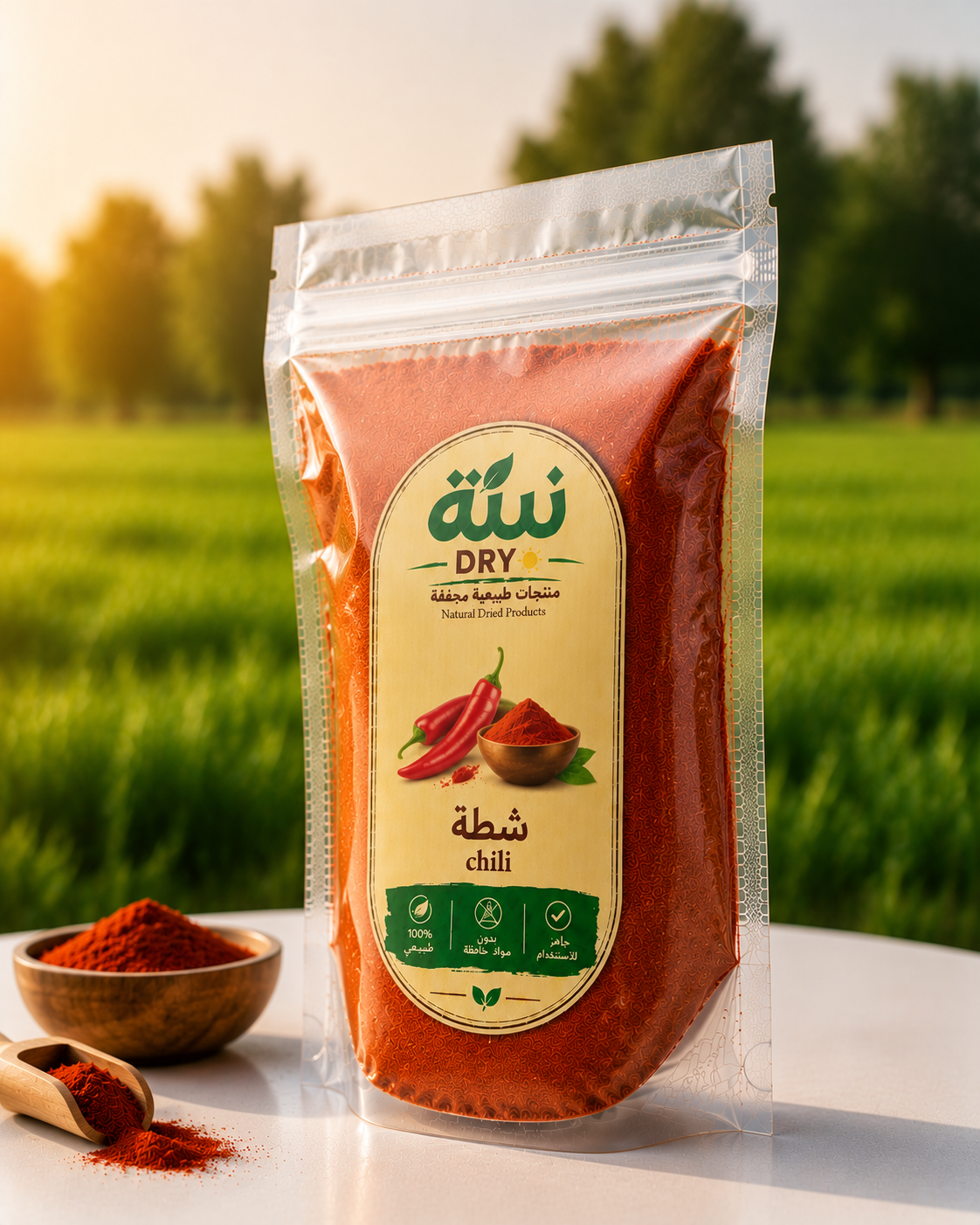 شطة بودر حارة 