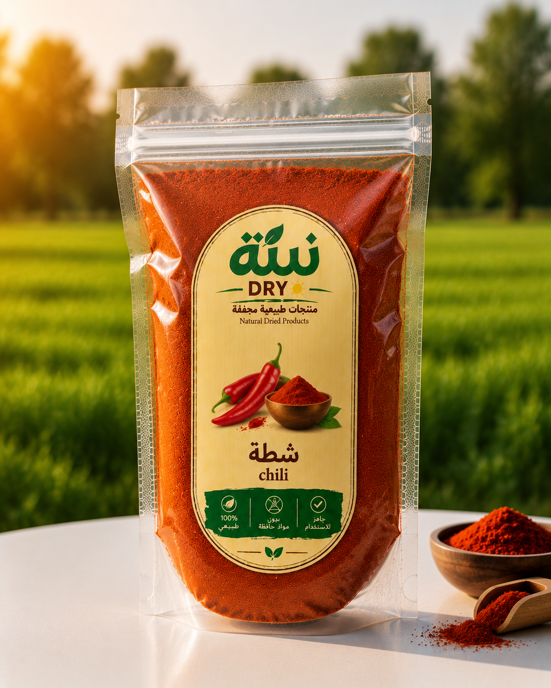 شطة بودر حارة 