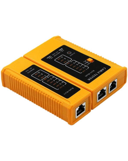Network LAN Cable Tester for RJ45, RJ11, RJ12 (CAT5e, CAT6e Ethernet & Telephone)