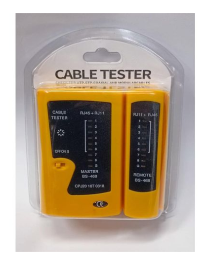 Network LAN Cable Tester for RJ45, RJ11, RJ12 (CAT5e, CAT6e Ethernet & Telephone)