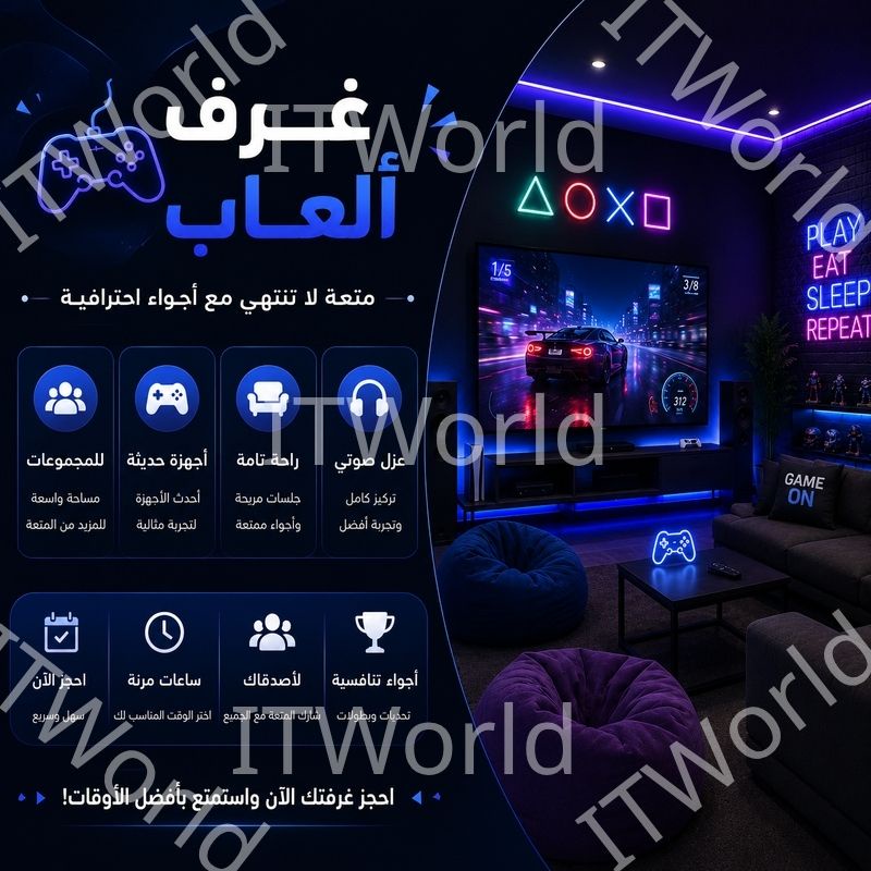  احجز غرفة ألعاب احترافية واستمتع بأفضل تجربة Gaming مع أصدقائك