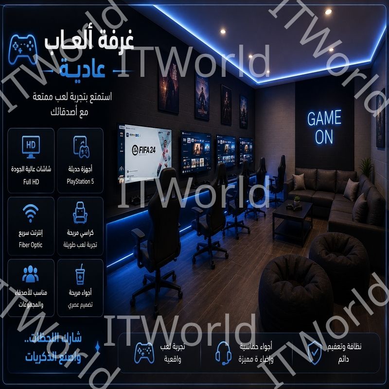  احجز غرفة ألعاب احترافية واستمتع بأفضل تجربة Gaming مع أصدقائك