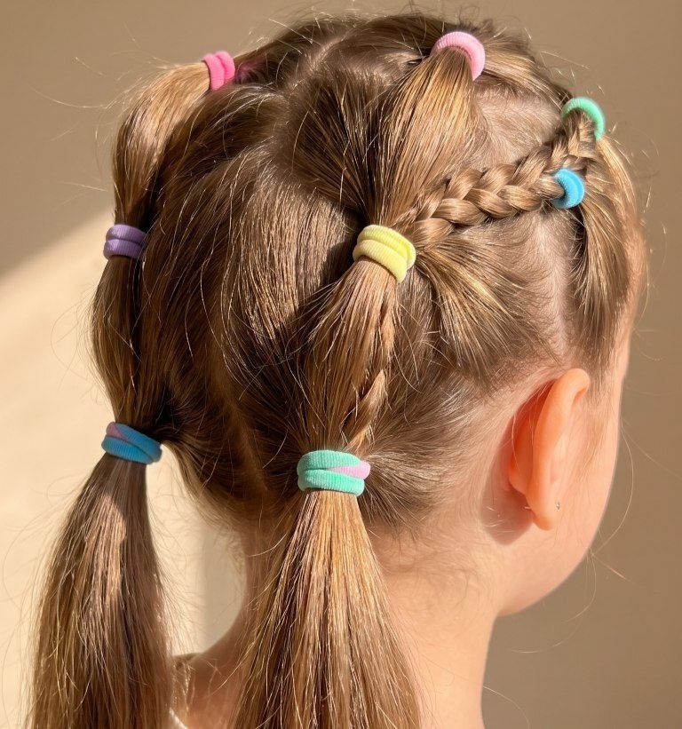 Mini Soft Hair tie Colorfull bag