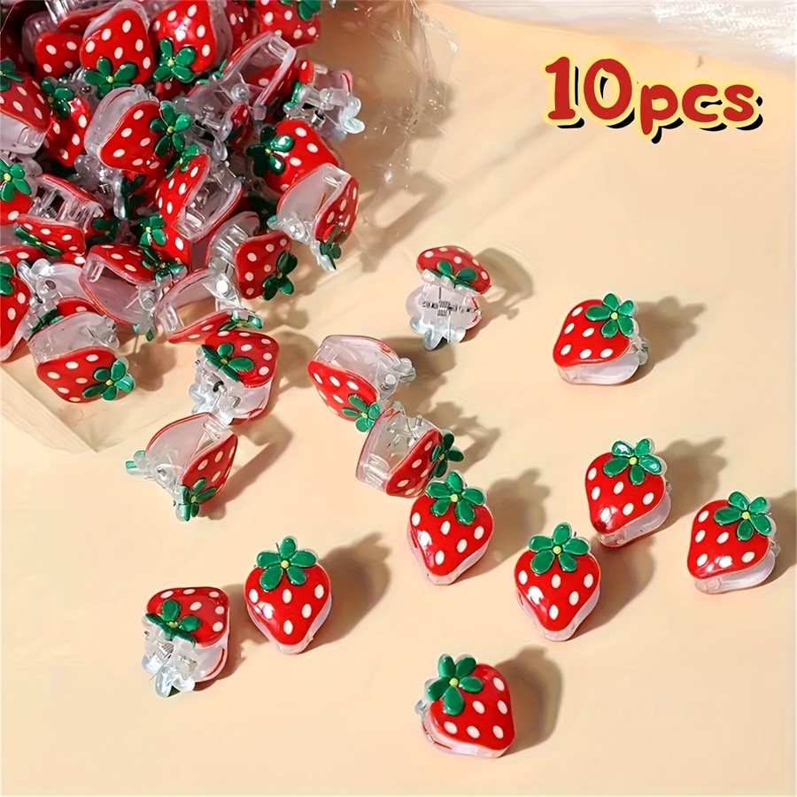 Mini Strawberries Claw Set ٨ قطع