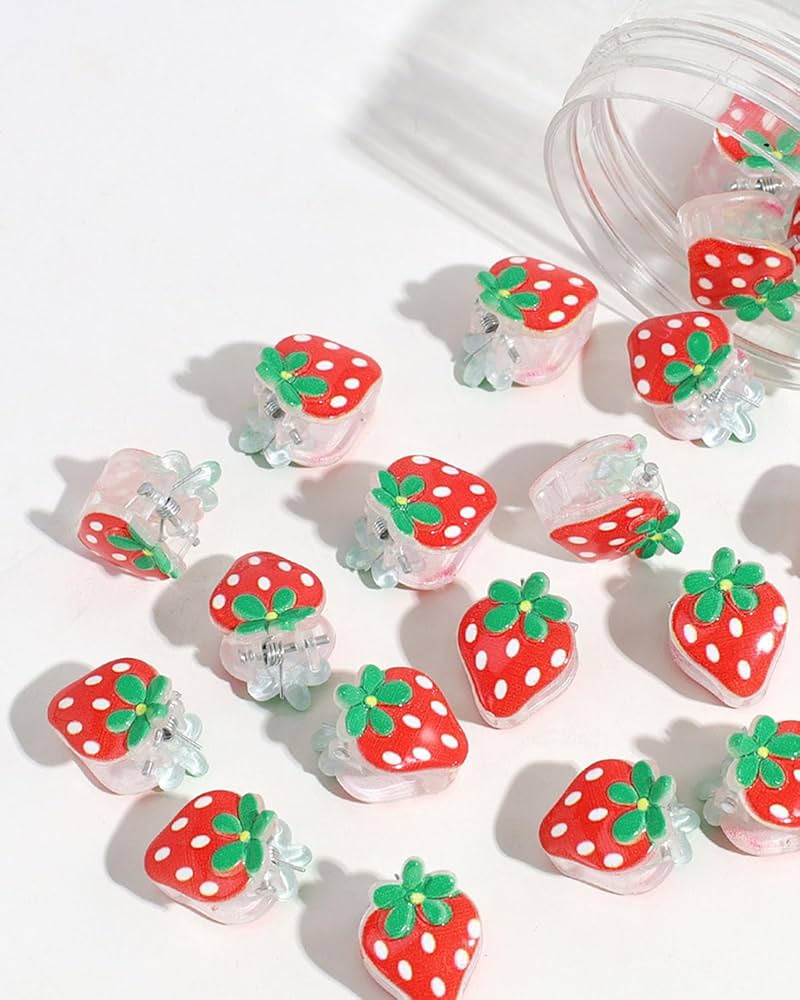 Mini Strawberries Claw Set ٨ قطع