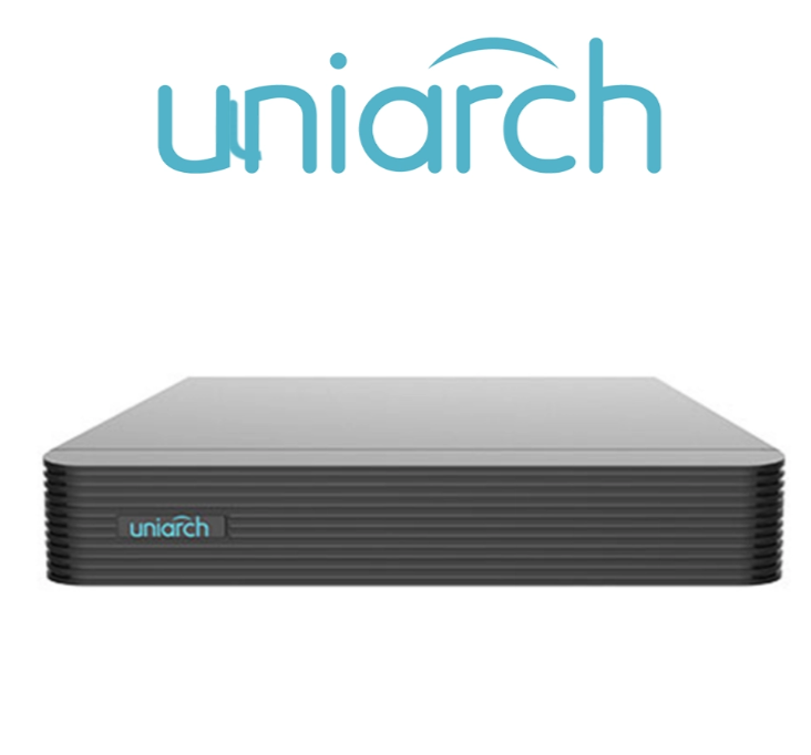 جهاز NVR شبكي NVR-432E2 لتسجيل كاميرات IP من Uniarch بعدد 32 قناة ودعم كاميرات IP