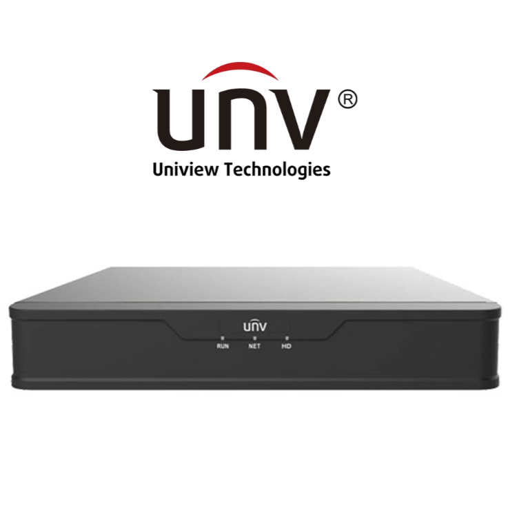 جهاز NVR شبكي 8 قناة NVR301-08S3 لتسجيل كاميرات IP من Uniview بعدد 8 قناة IP + دعم 4K + ضغط Ultra 265 + HDMI/VGA + دعم ONVIF
