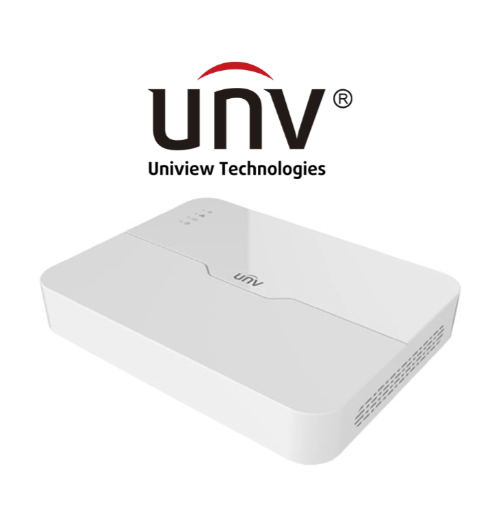 جهاز NVR شبكي 8 قناة PoE NVR301-08LS3-P8 لتسجيل كاميرات IP من Uniview ودعم 4K