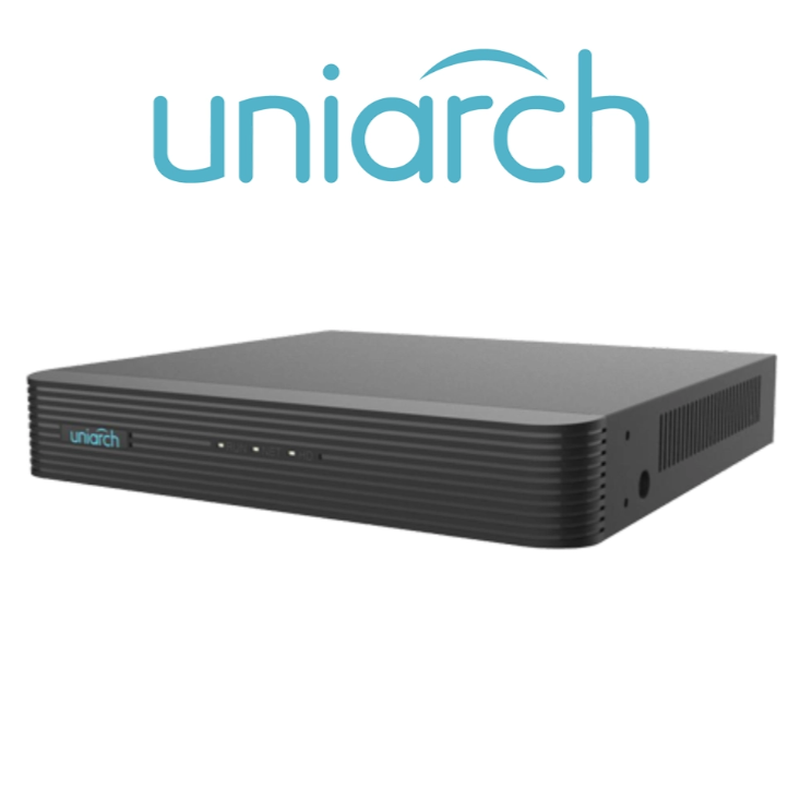 جهاز تسجيل شبكي 10 قنوات Uniarch NVR-110E2 بدقة 8MP ودعم H.265
