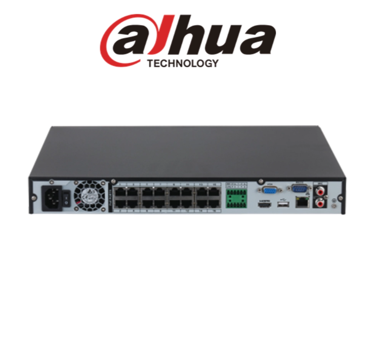 جهاز تسجيل شبكي DH-NVR2216-16P-4KS3 16CH PoE 4K NVR من Dahua