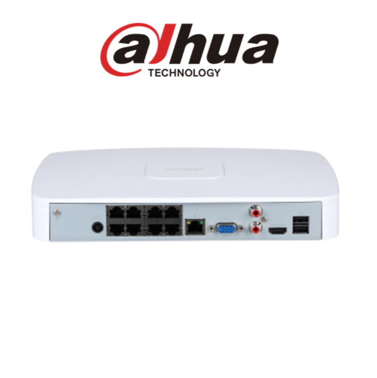 جهاز تسجيل شبكي DHI-NVR2108-8P-4KS3 8CH PoE 4K NVR من Dahua