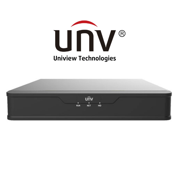 جهاز تسجيل شبكي NVR301-16S3 16CH Network Video Recorder من Uniview بعدد 16 قناة، دعم 4K، وتقنية Ultra265