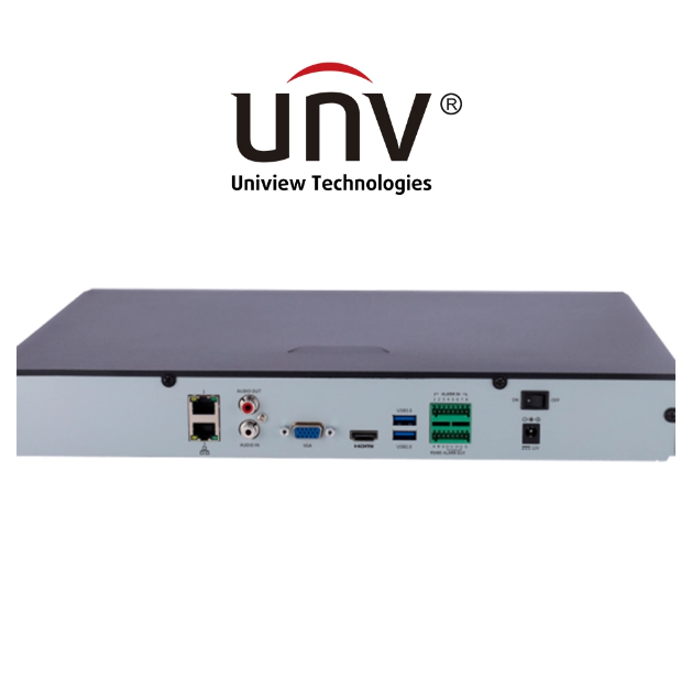 جهاز تسجيل شبكي NVR502-32B 32CH Network Video Recorder من Uniview دعم 8MP و2 هارد- IP NVR
