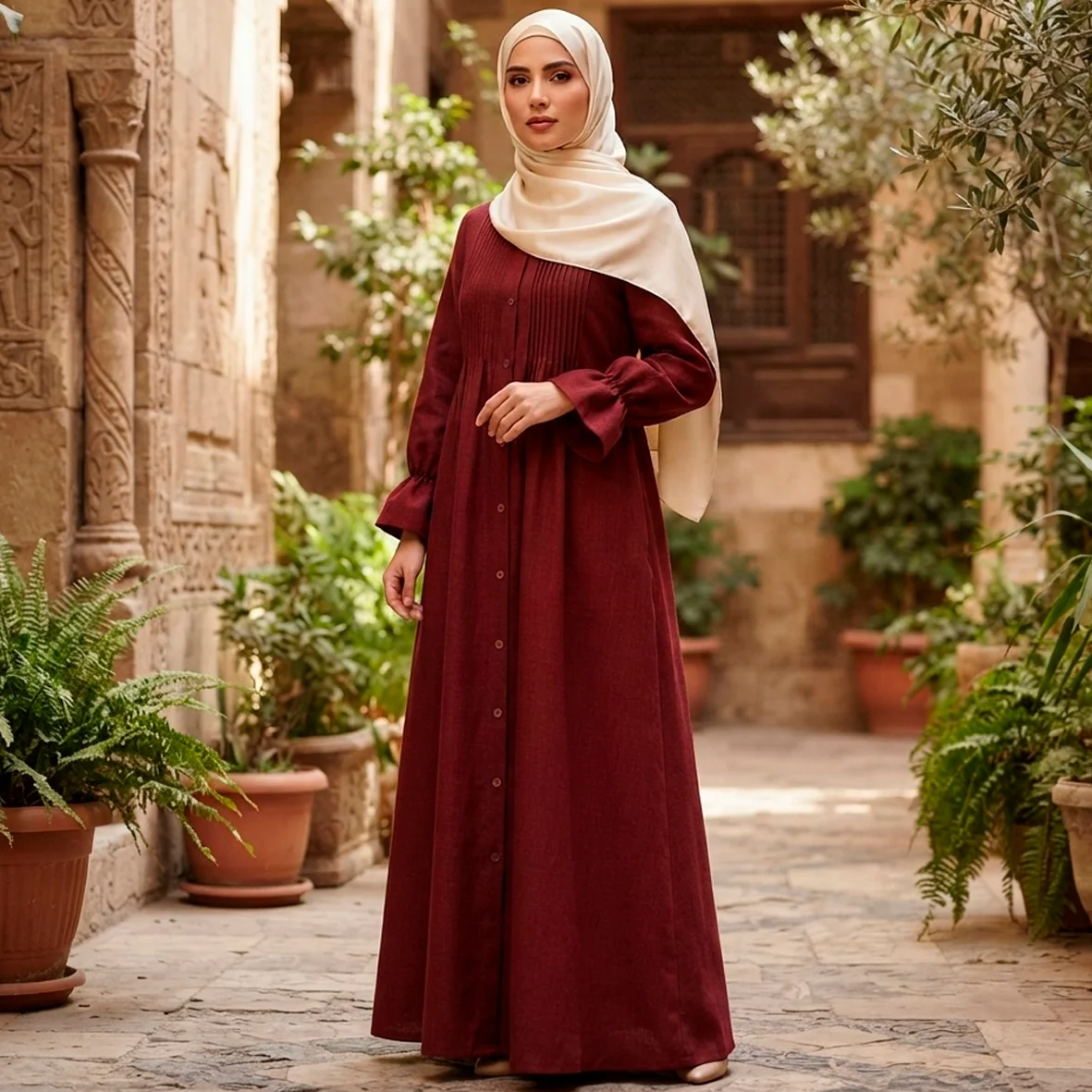 Turkish linen dress