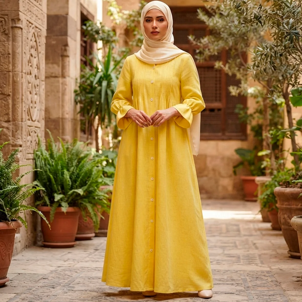 Turkish linen dress