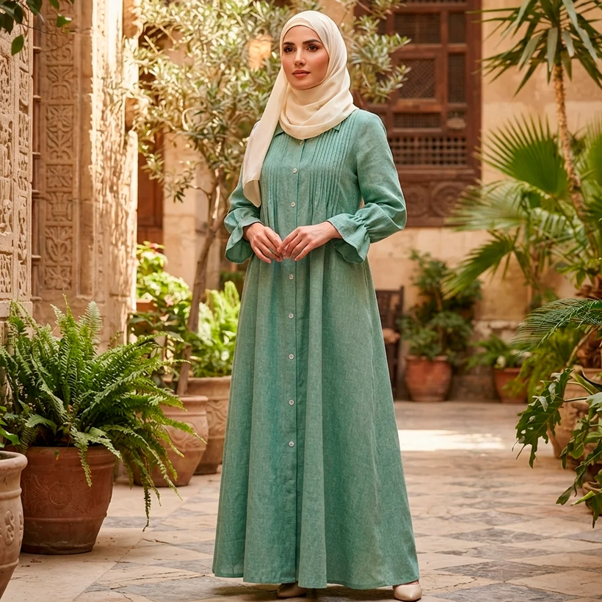 Turkish linen dress