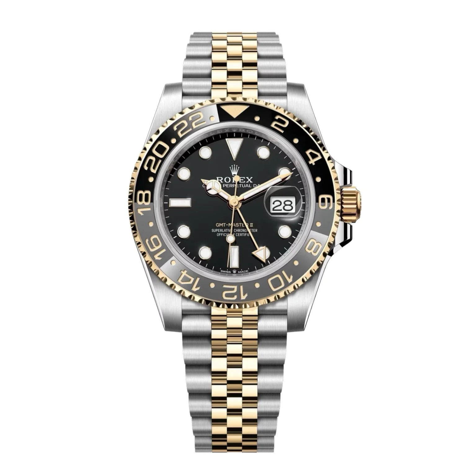 	Rolex GMT-MasterII Super Clone Swiss ساعة رولكس جي ام تي ماستر تو سوبر ماستر 
