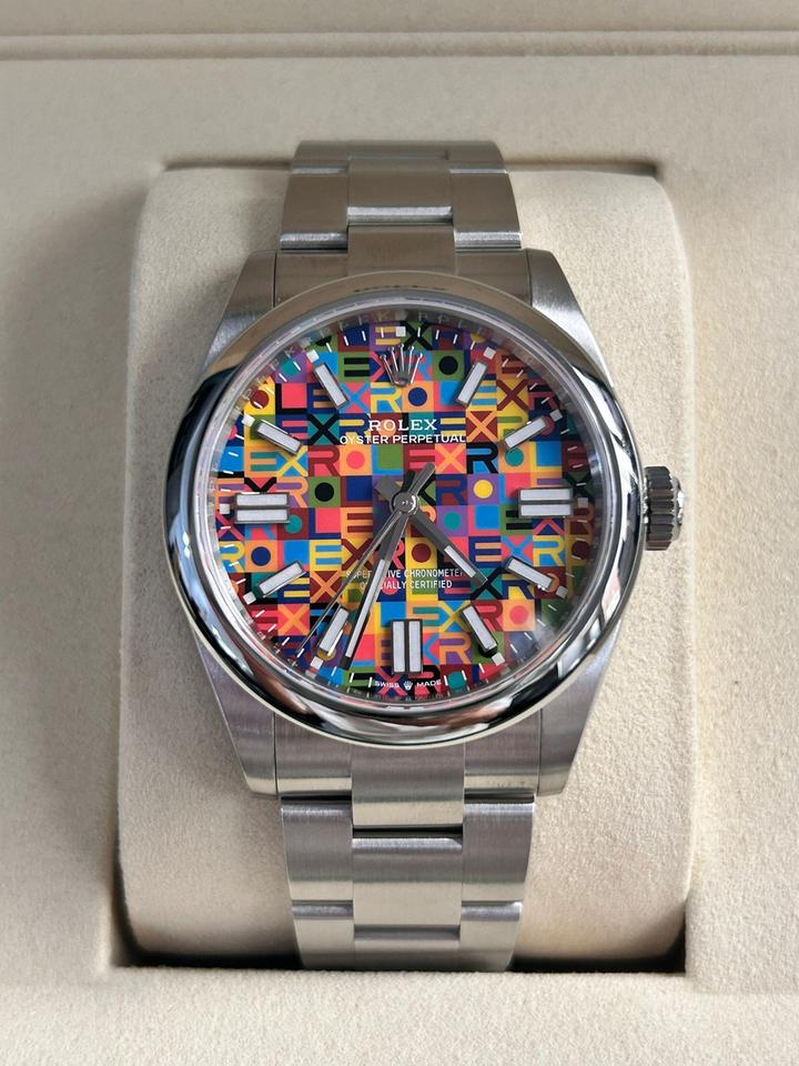 ساعة Rolex Oyster Perpetual نسخة سوبر ماستر كواليتي سويسرية 41mm