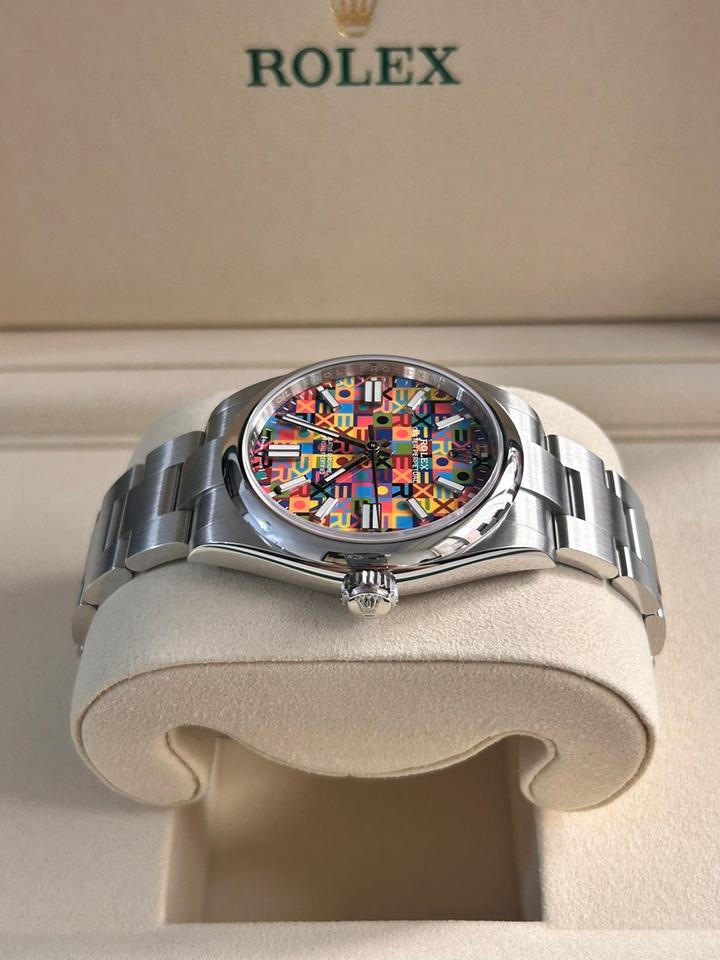 ساعة Rolex Oyster Perpetual نسخة سوبر ماستر كواليتي سويسرية 41mm