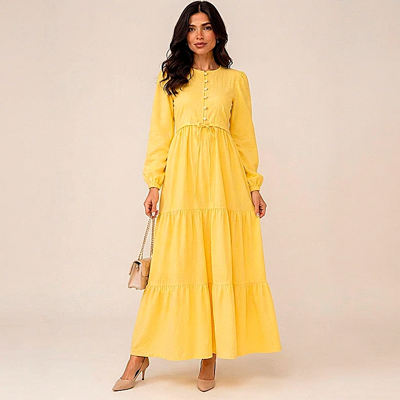 English Linen Dress