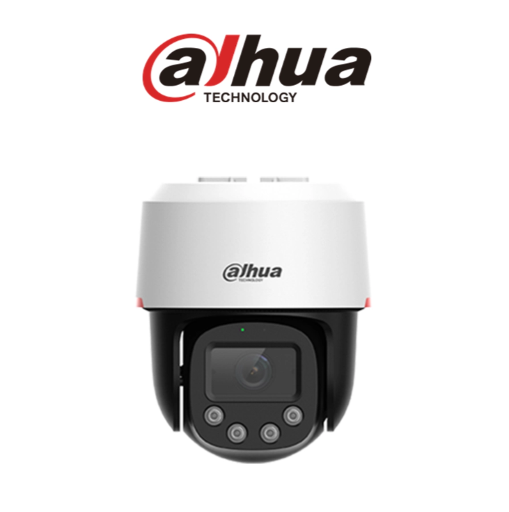 كاميرا Dahua DH-SD2C400NA-B-PV-PRO PTZ بدقة 4MP مع تتبع ذكي وإضاءة مزدوجة وإنذار صوتي وضوئي
