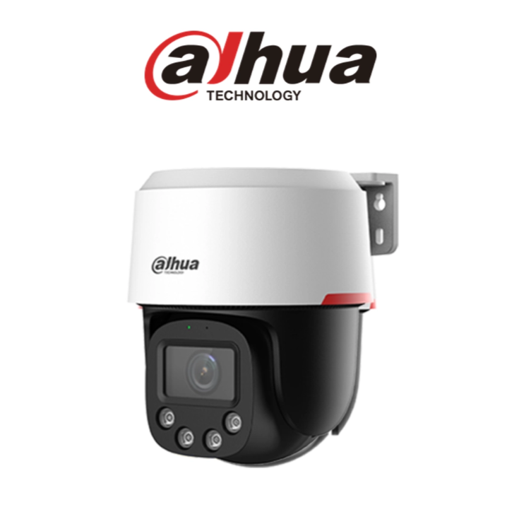 كاميرا Dahua DH-SD2C400NA-B-PV-PRO PTZ بدقة 4MP مع تتبع ذكي وإضاءة مزدوجة وإنذار صوتي وضوئي