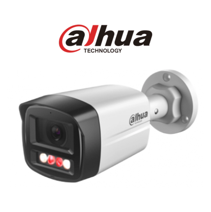 كاميرا Dahua IPC-HFW1239TL1-A-IL بدقة 2MP مع Smart Dual Light وميكروفون مدمج