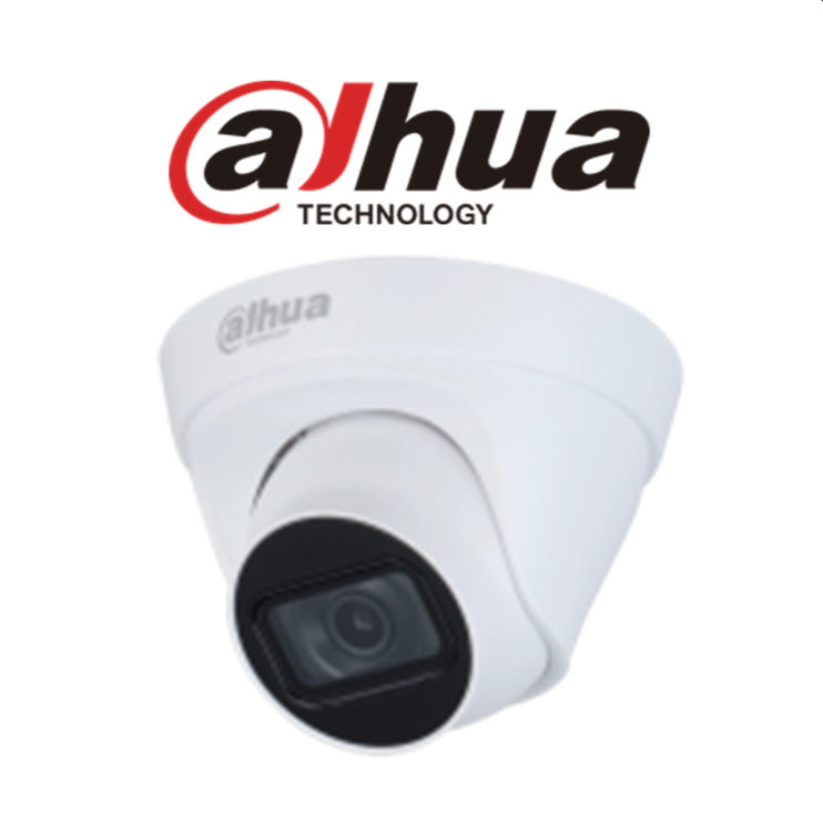 كاميرا IP Dome داهوا IPC-HDW1230T2-A 2MP بعدسة ثابتة ورؤية ليلية عالية الجودة
