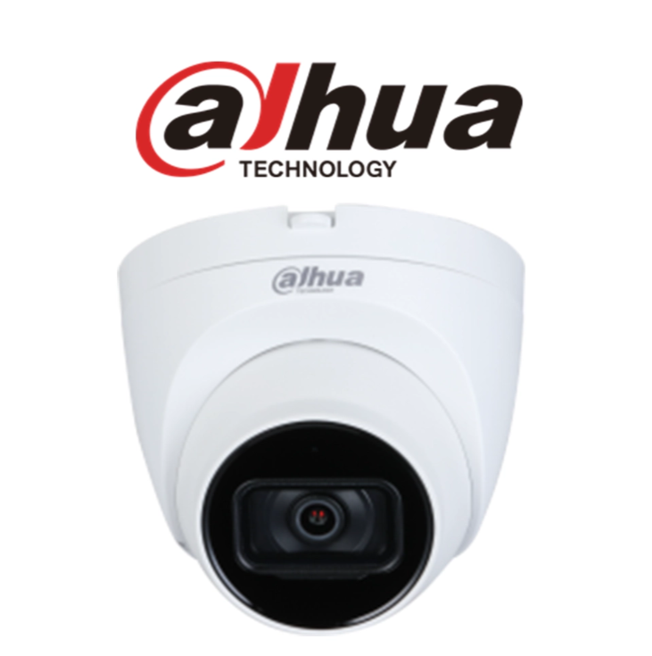 كاميرا IP Dome داهوا IPC-HDW2230T-AS-S2 بدقة 2MP مع ميكروفون مدمج ورؤية ليلية 30 متر